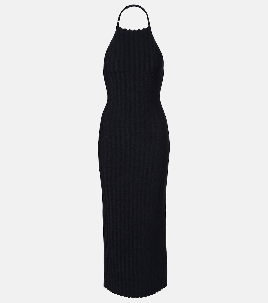 Tablier knitted midi dress