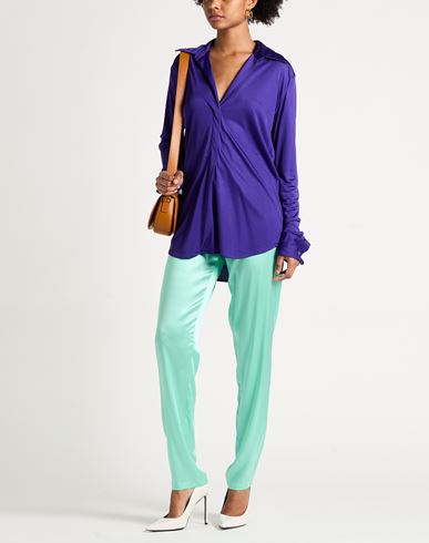Woman Shirt Purple Size M Viscose