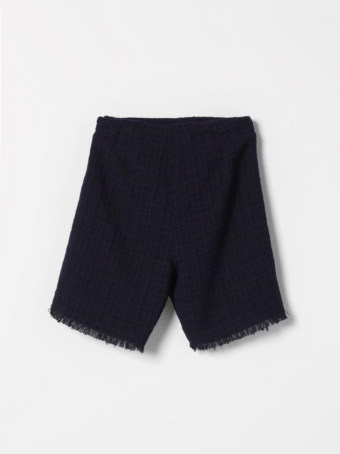 Tweed shorts - Blue