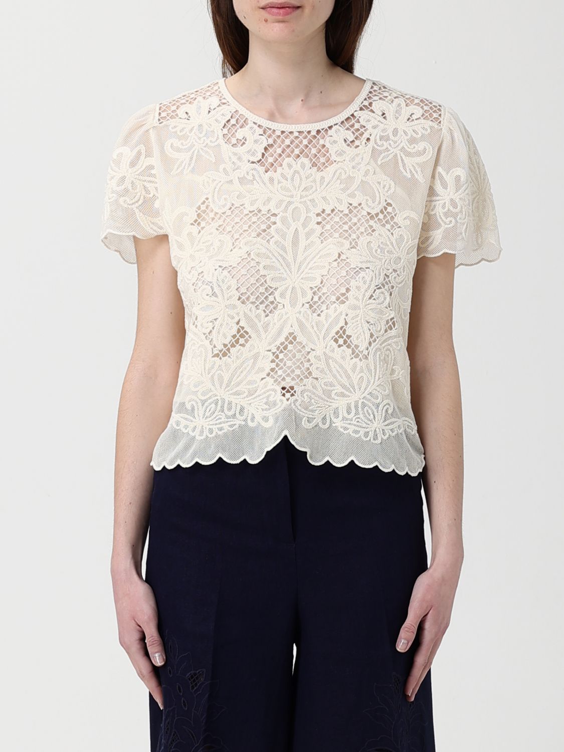 Top Woman color White