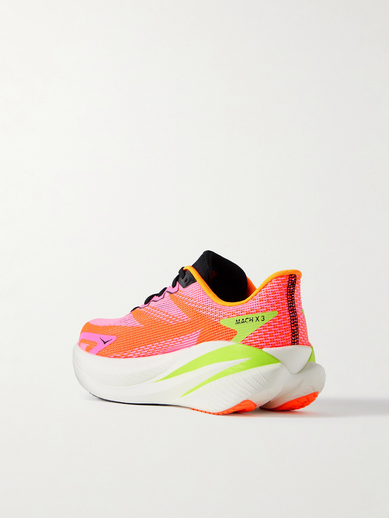 Mach X 3 Rubber-trimmed Mesh Sneakers - Pink