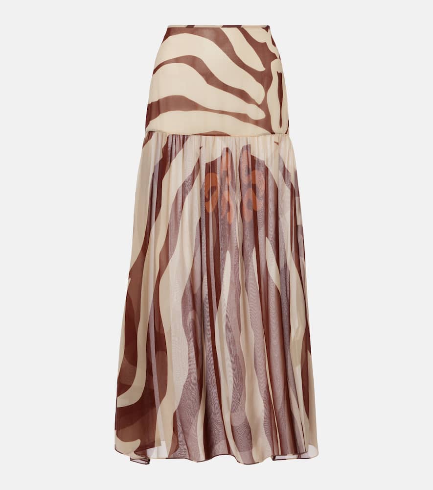 Bohemia printed midi skirt