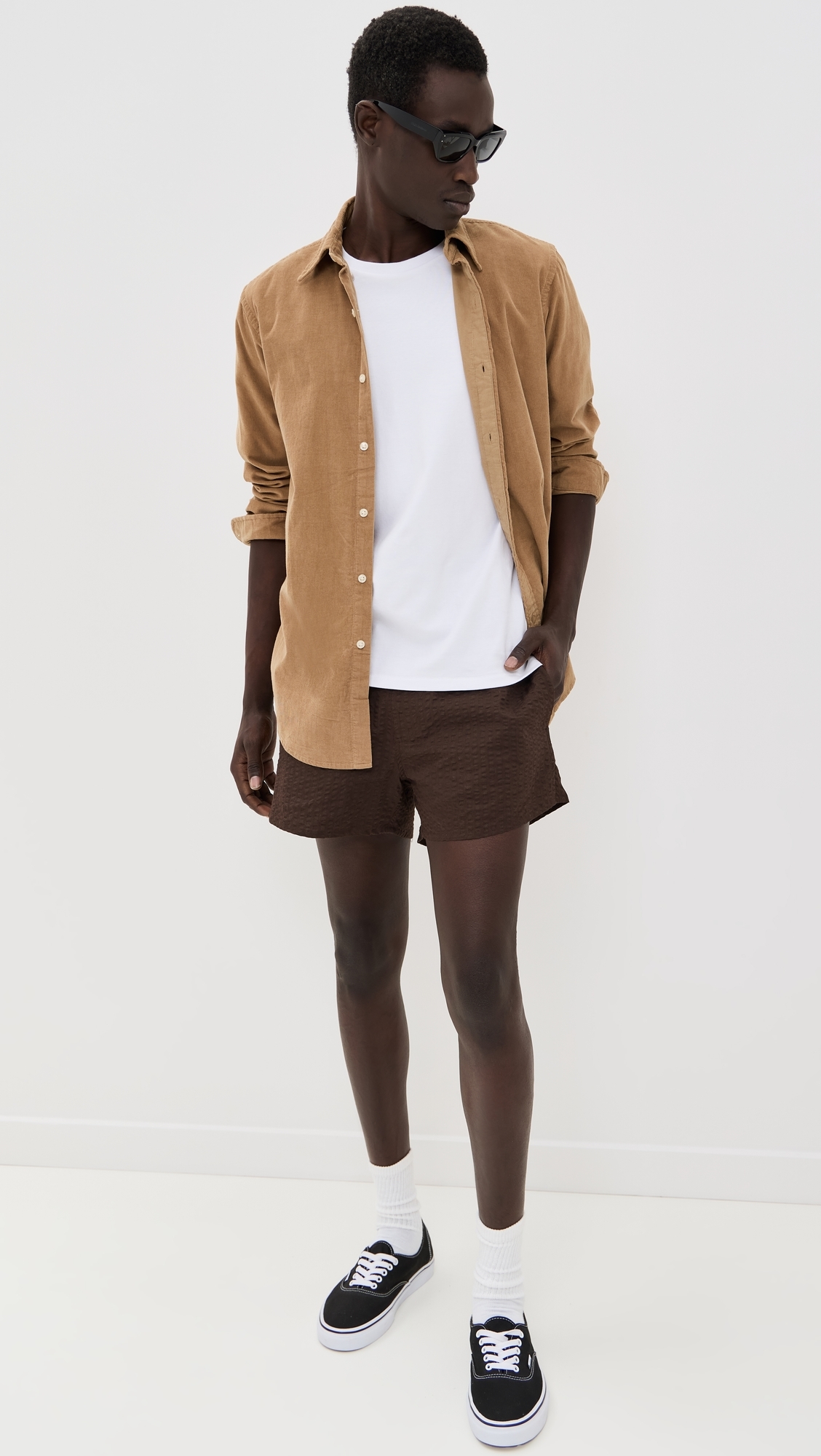 Espresso Calo Swim Shorts 4 Brown