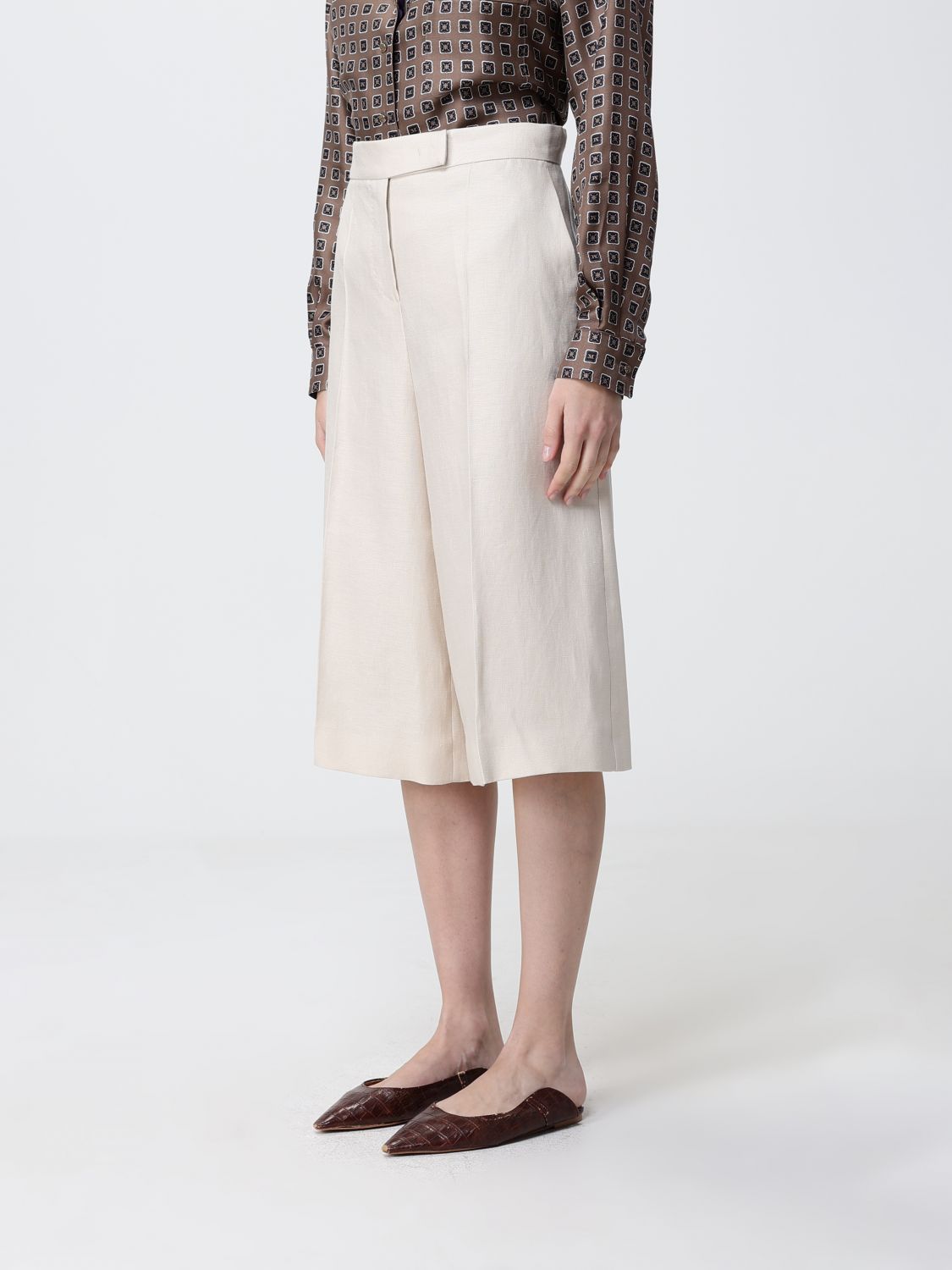 Shorts Woman color Beige