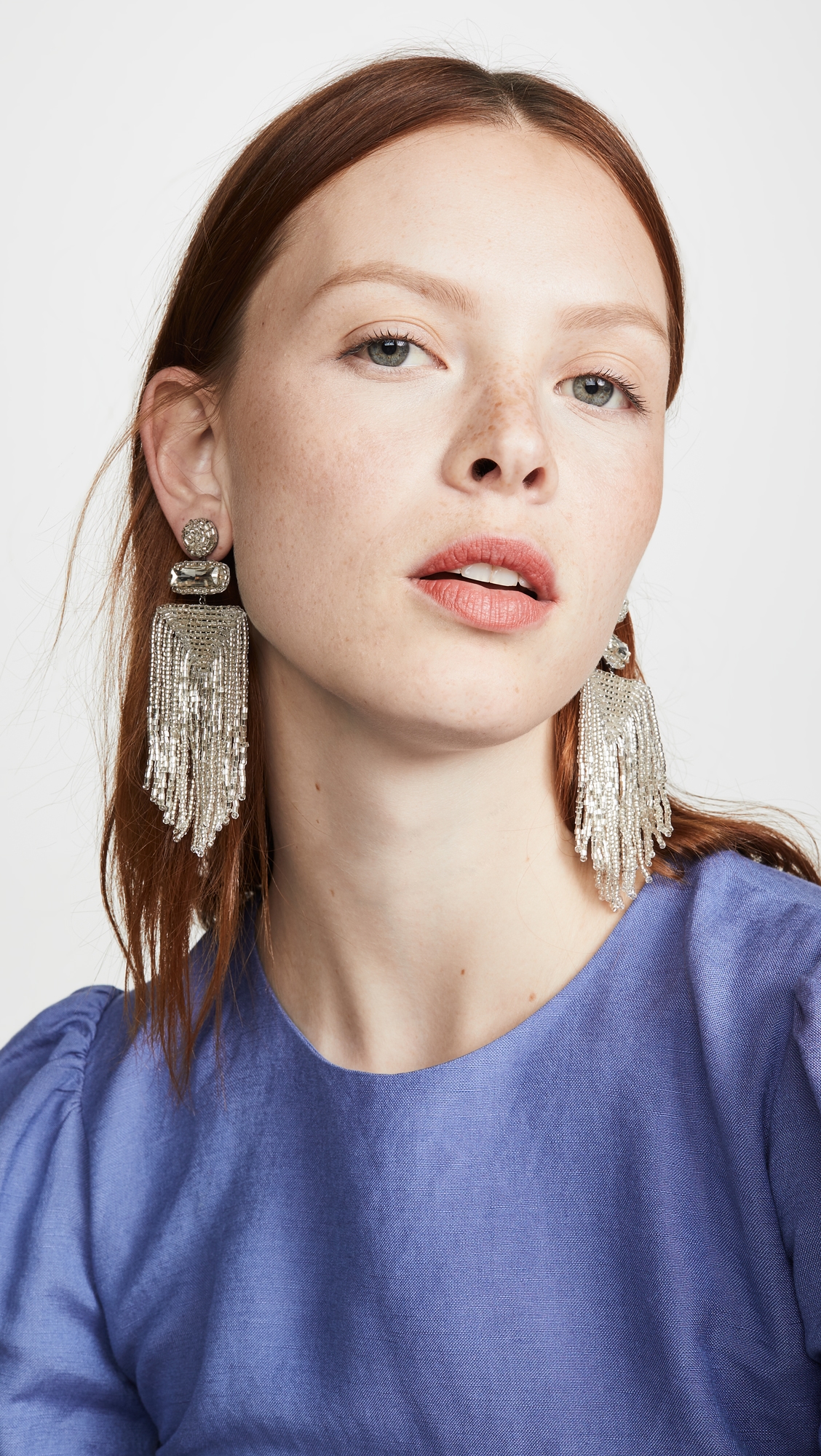 Deepa By Jody Earrings Silver One Size