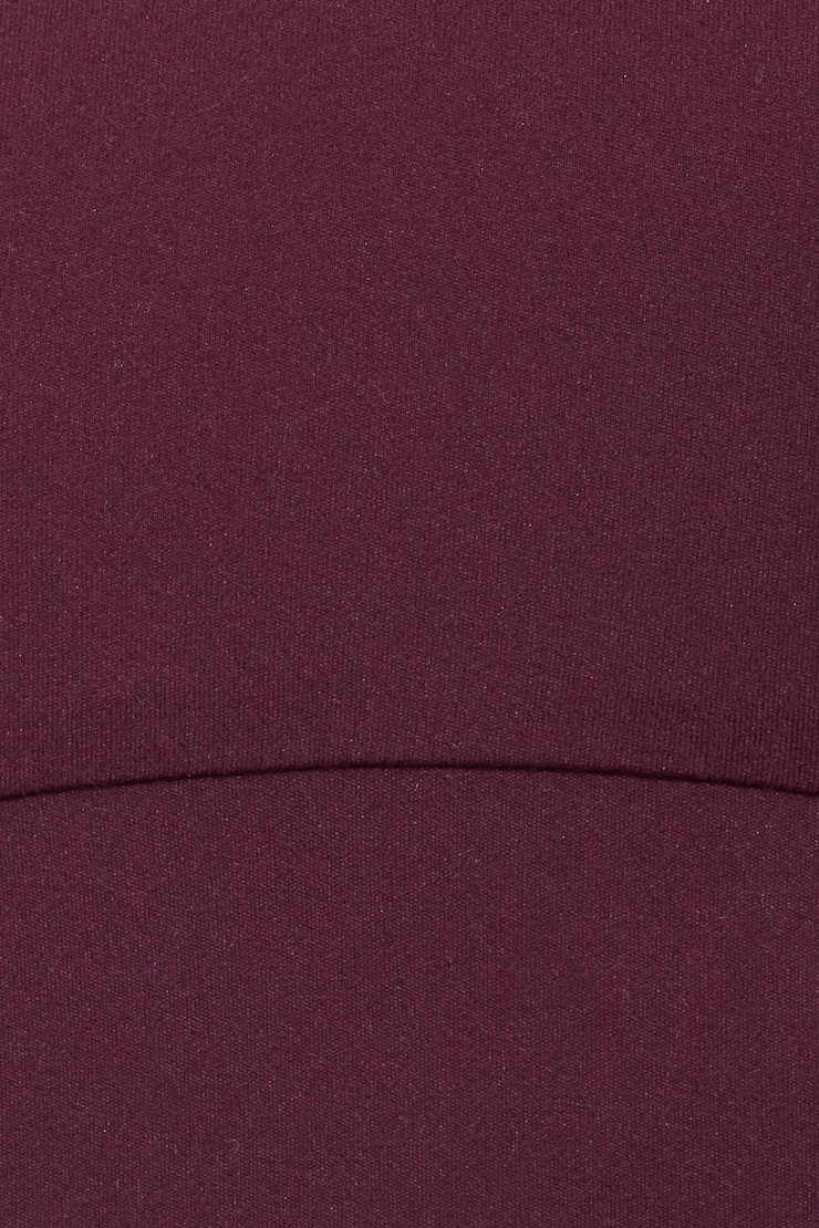 Sleek Underbust Crossback Cami Top - Burgundy - Women Clothing