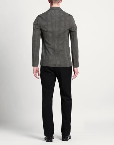 Man Blazer Grey Size 38 Virgin Wool, Elastane