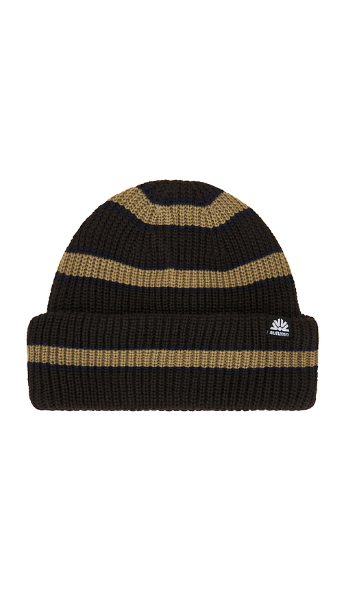 Autumn Headwear Slacker Beanie in Black