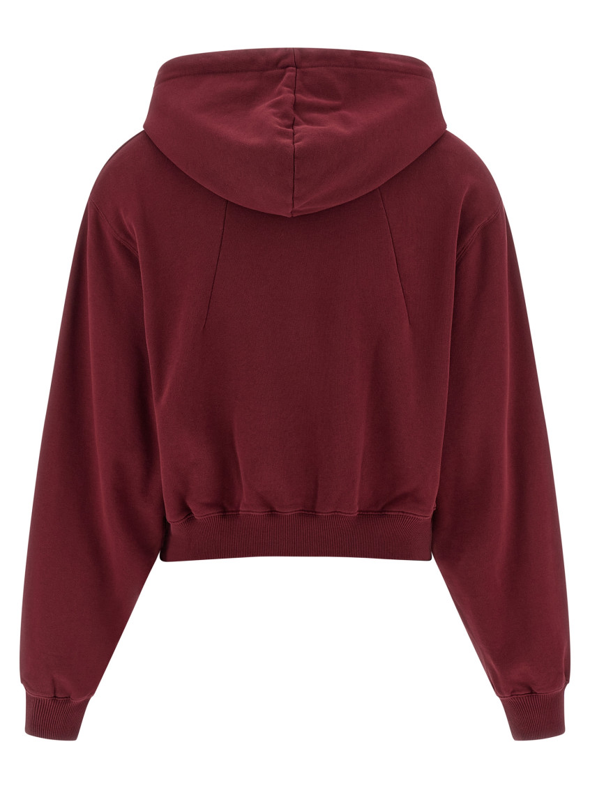Maroon Terry Back hoodie