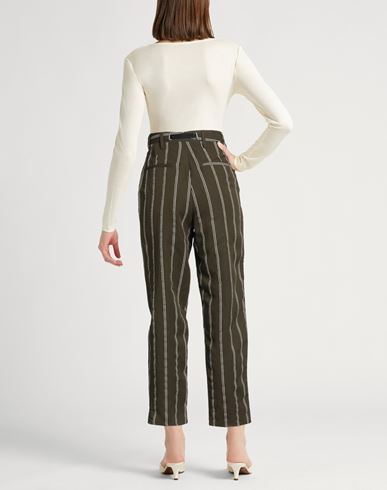 Woman Pants Military green Size 2 Viscose, Polyester, Cotton
