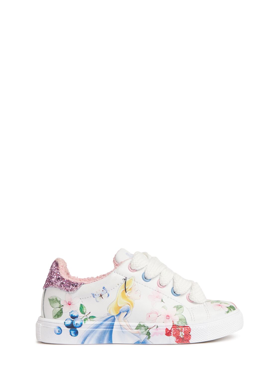 Printed Leather Sneakers