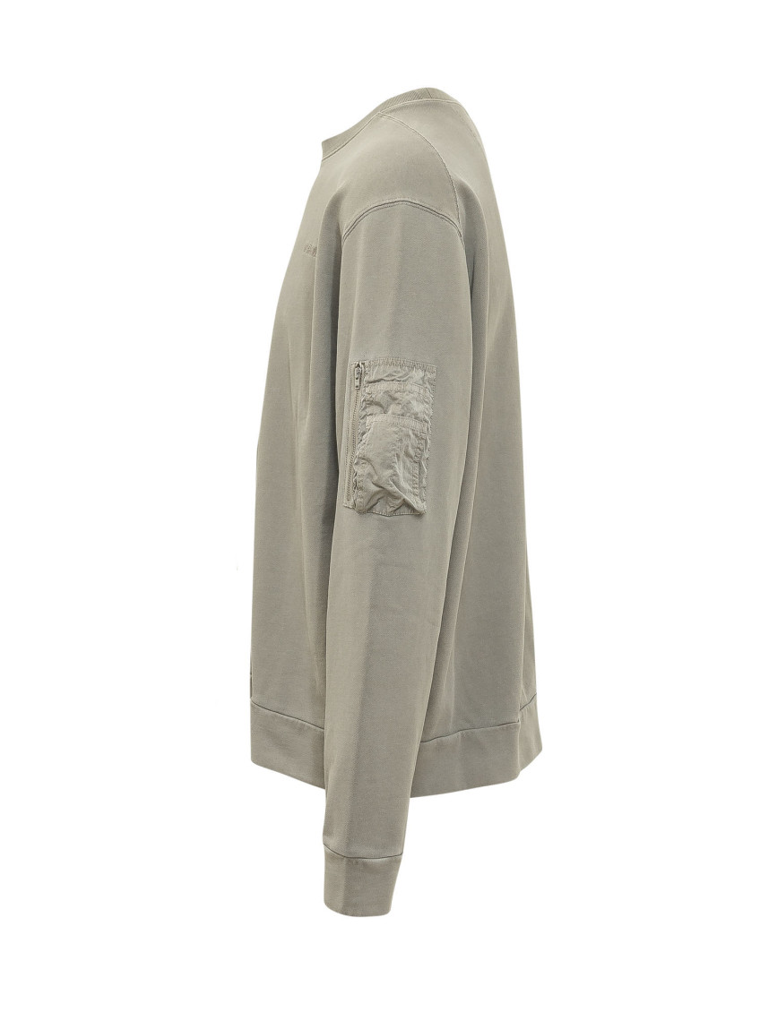 Premiata - long sleeve crew neck top arm pocket