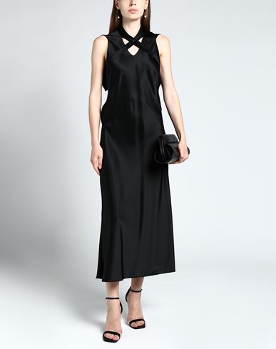 Off-white Woman Maxi dress Black