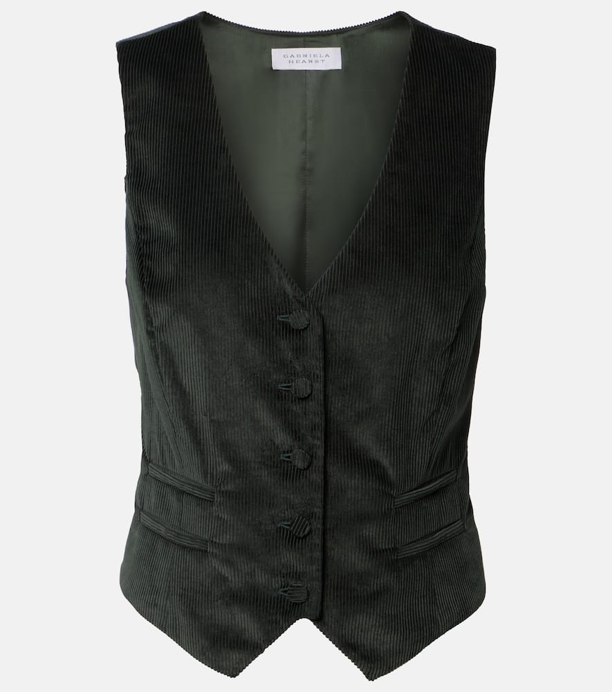 Coleridge cotton corduroy vest