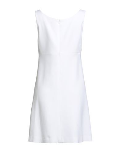 Woman Mini dress White Size 6 Acetate, Viscose