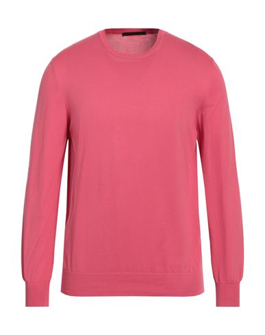 Man Sweater Fuchsia Size 42 Cotton