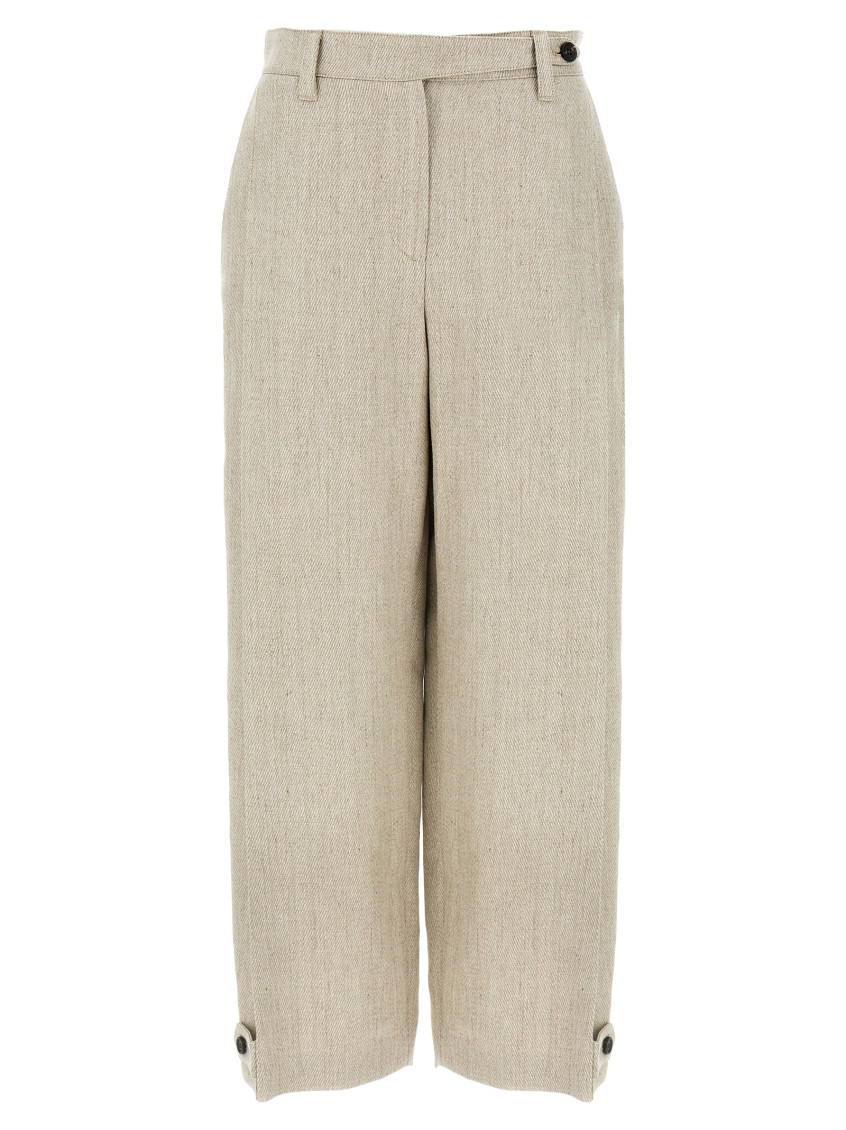 Linen trousers - Neutrals