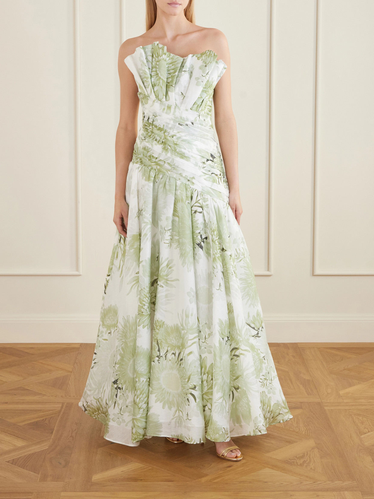 Reflector Organza Gown - Green