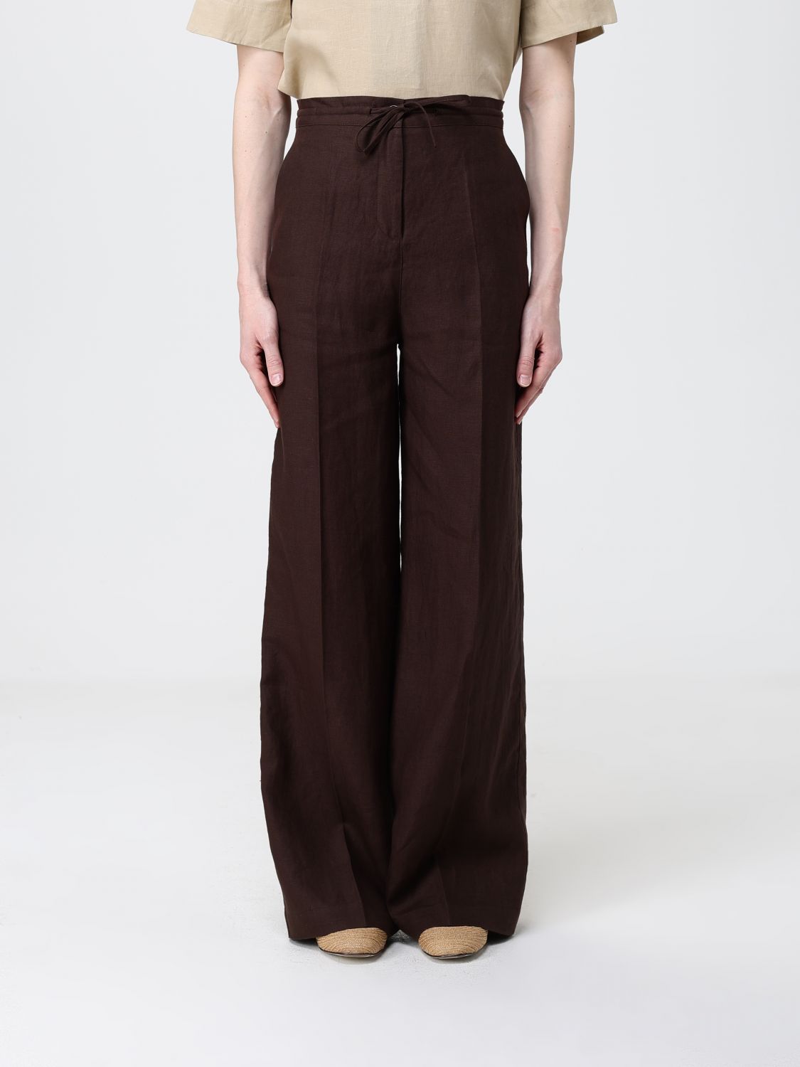 Pants Woman color Dark