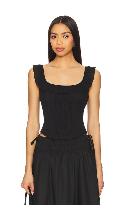 HEARTLOOM Gisela Top in Black. - L also in