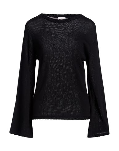 Woman Sweater Black Size M Cotton