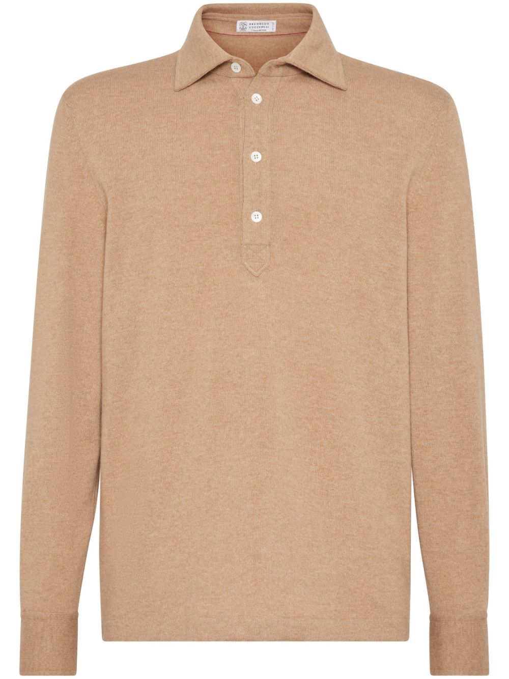 Cashmere polo shirt - Neutrals