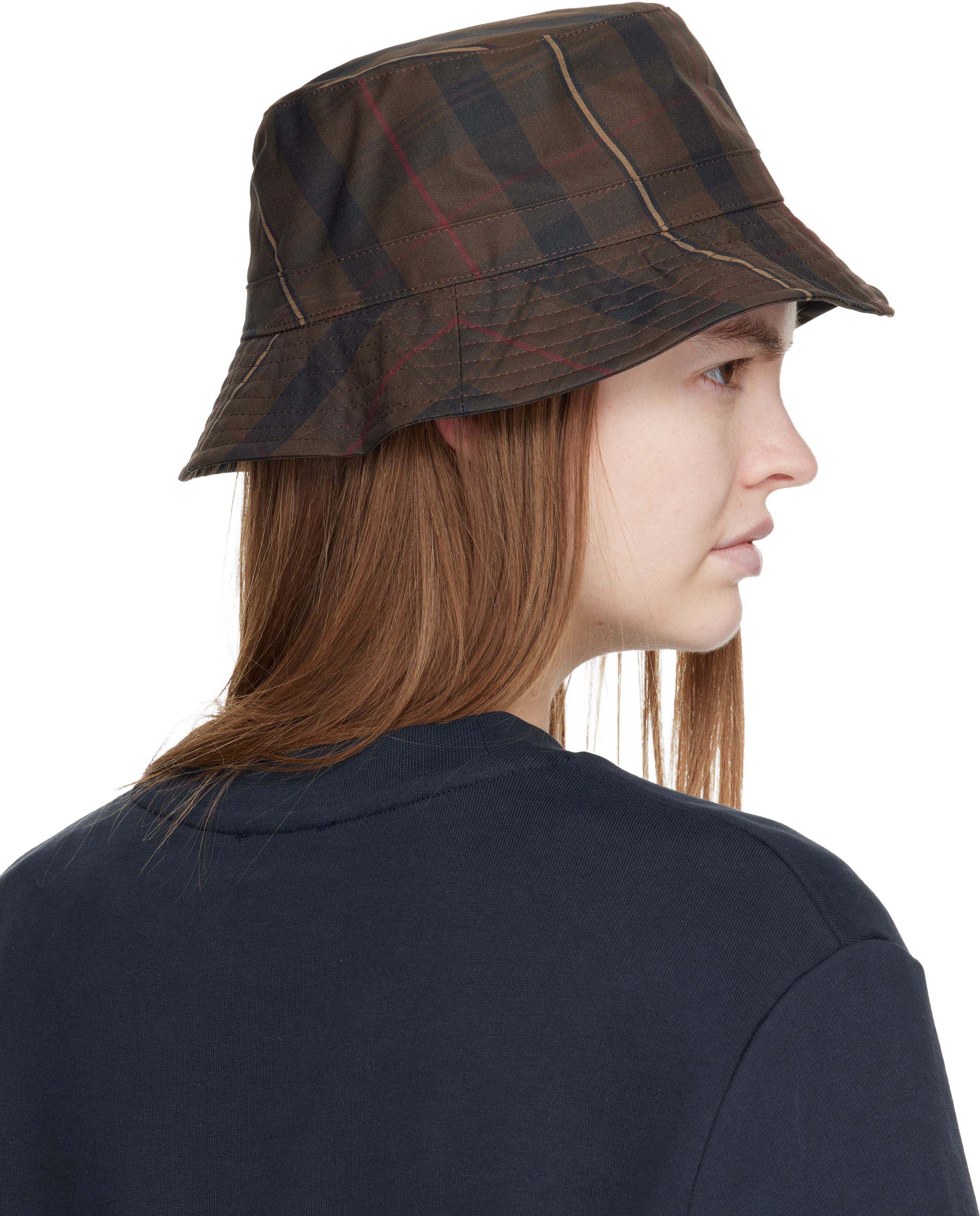 Brown Mark Bucket Hat