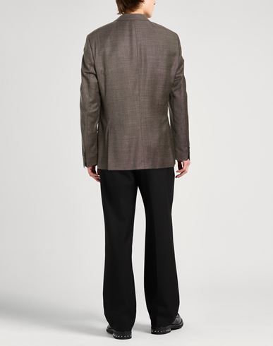 Man Blazer Taupe Size 44 Virgin Wool