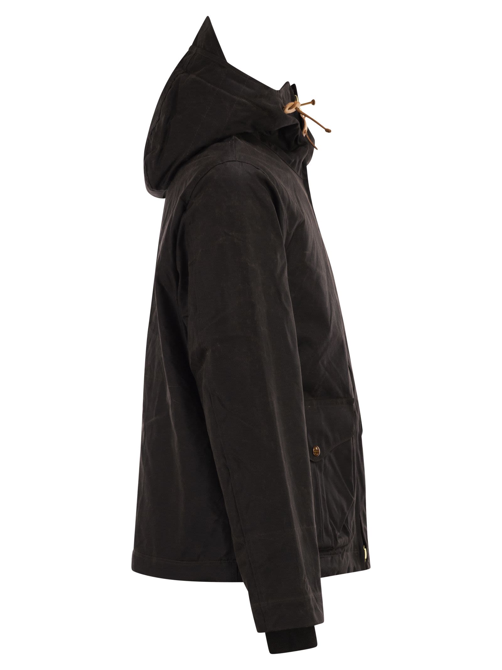 Manifattura Ceccarelli Blazer Mantel Kapuzenjacke