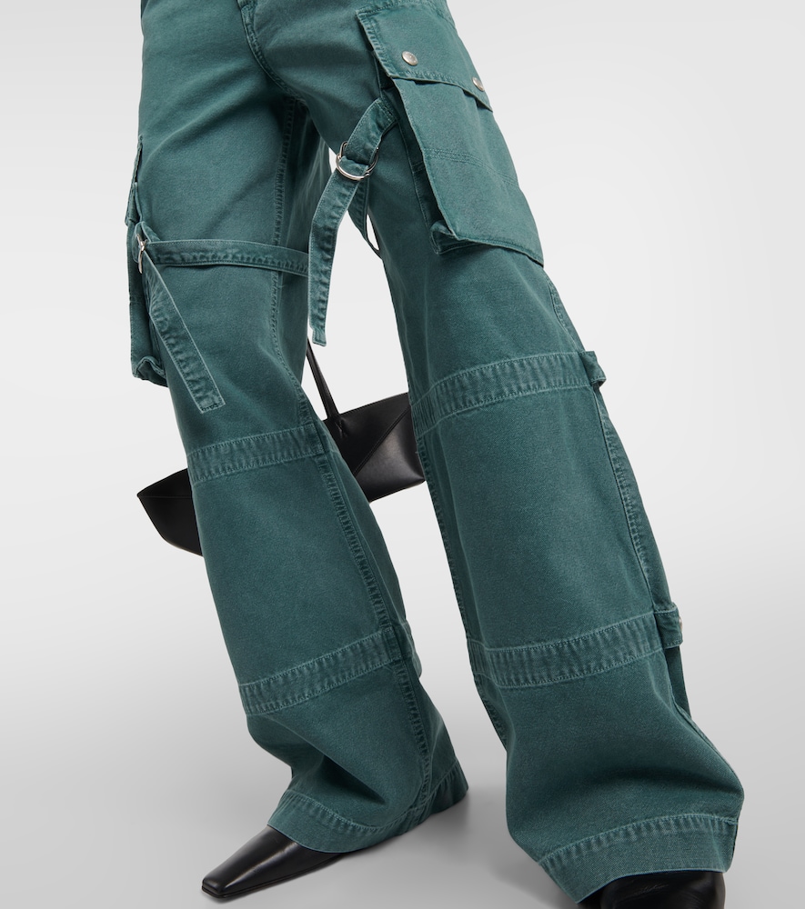 Vivian Strap high-rise wide-leg jeans