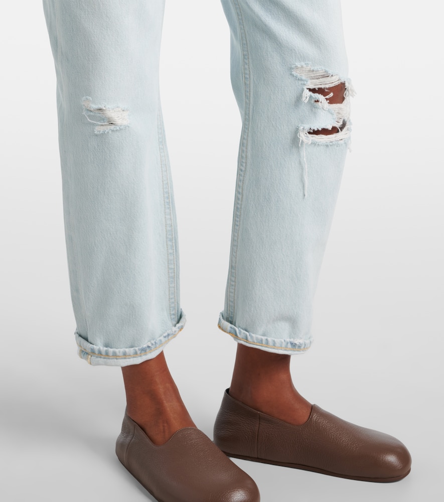 Citizens of Humanity Dahlia distressed low-rise wide-leg jeans
