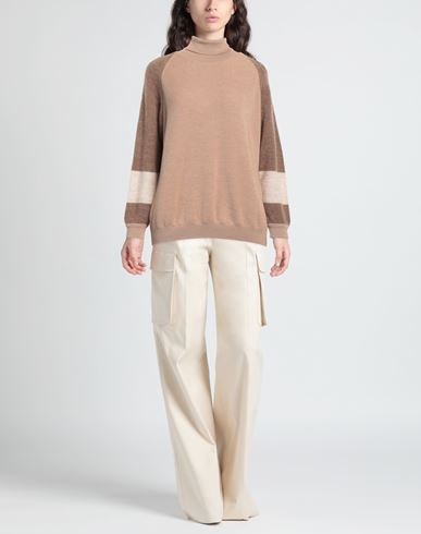 Woman Turtleneck Camel