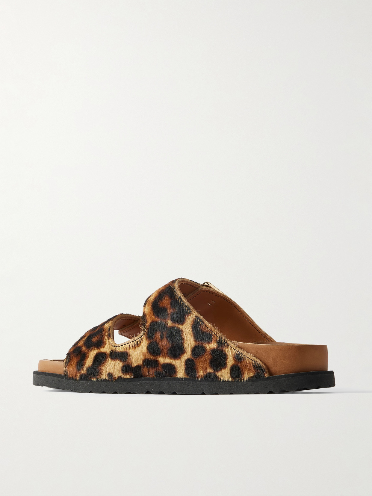 1774 - Arizona Calf Hair Sandals - Leopard print