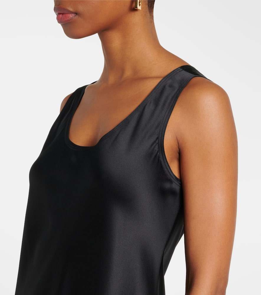 Banjo silk satin midi dress