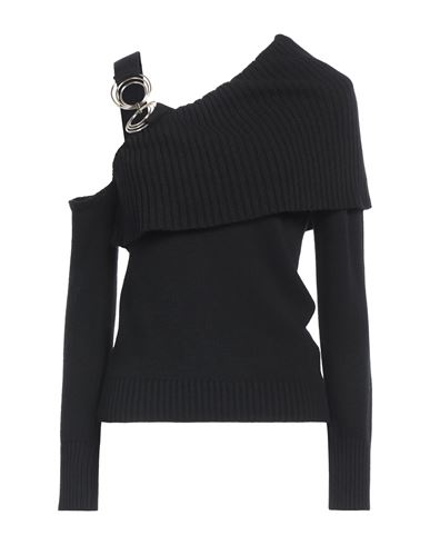Simona Corsellini Woman Sweater Black Size S Polyamide, Wool, Viscose, Cashmere