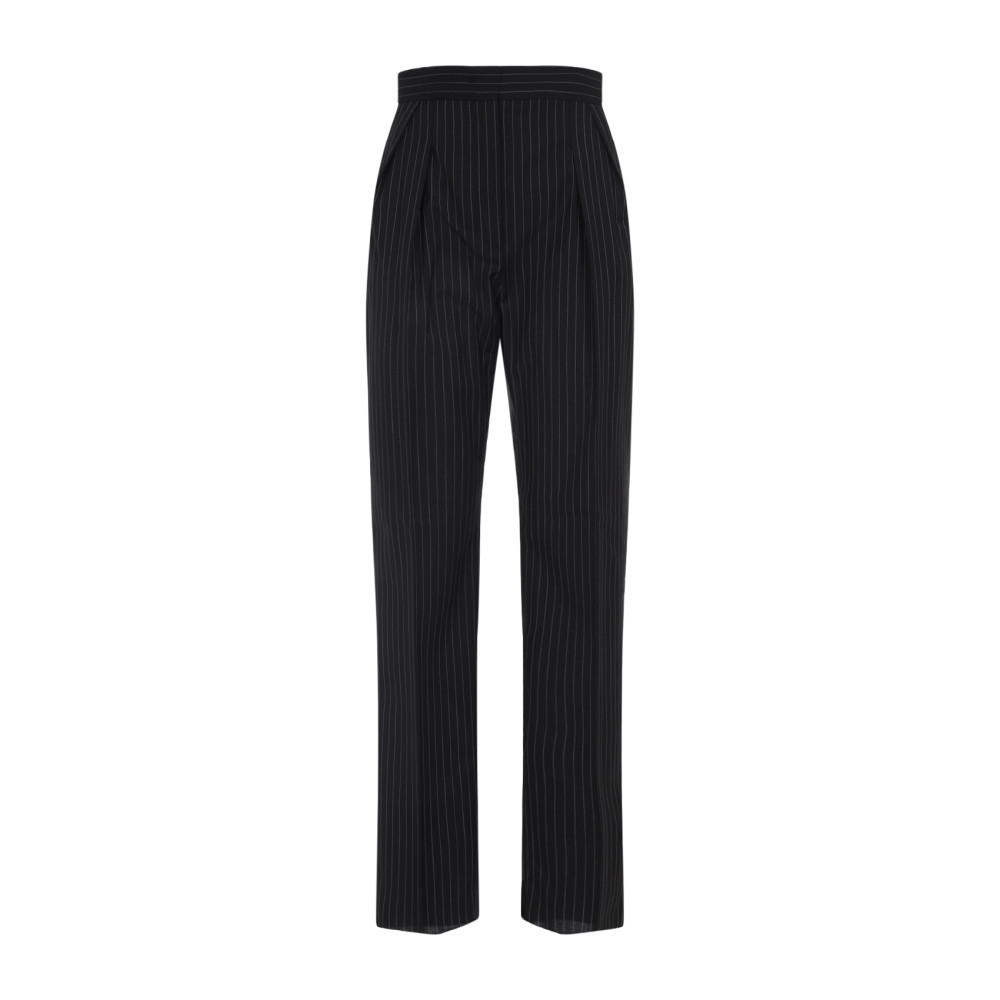 Black Sesamo Wool Pants