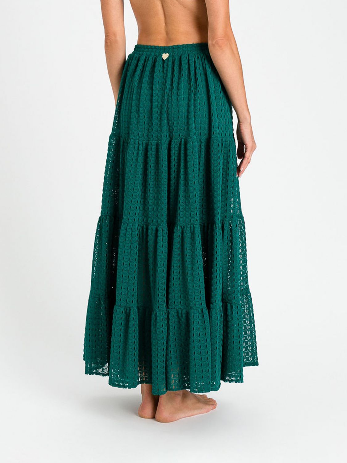 Skirt Woman color Emerald