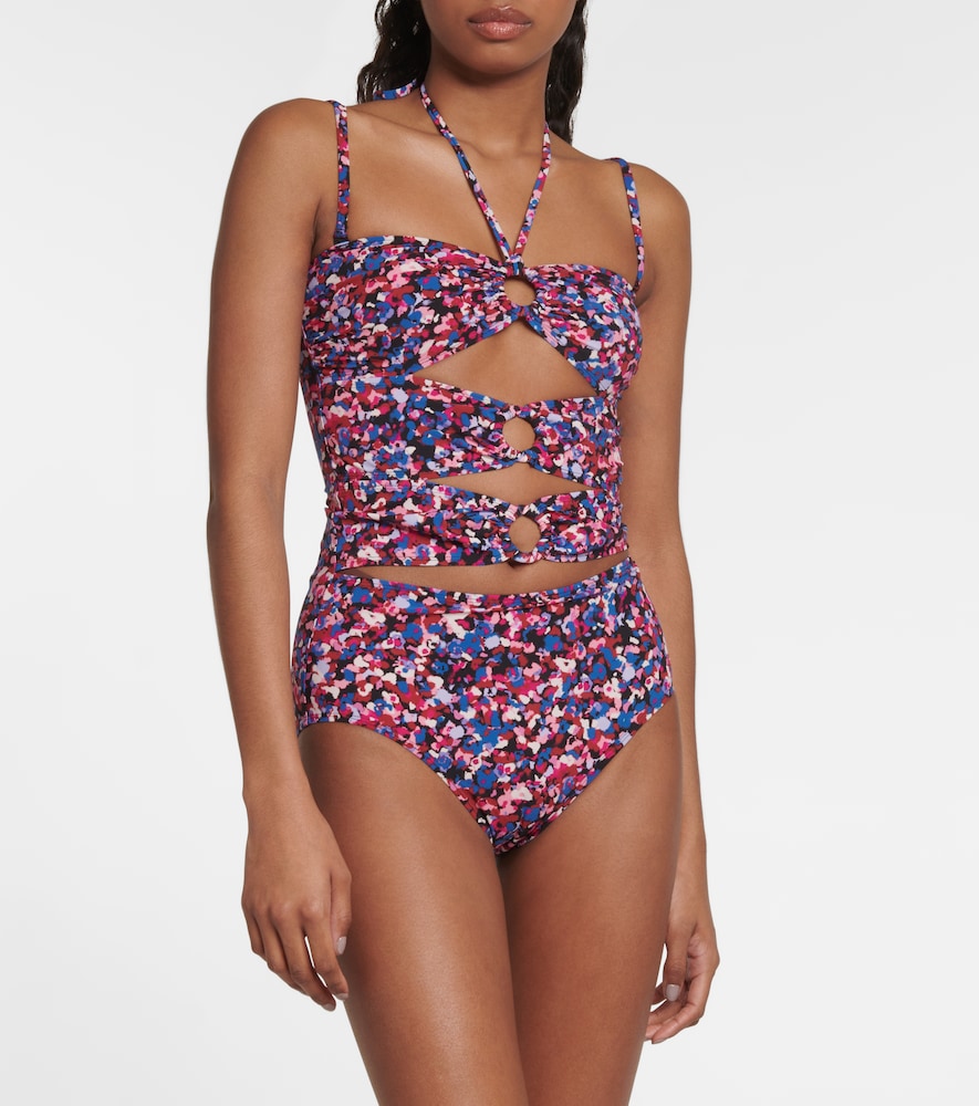 Isabel Marant Stiza floral swimsuit