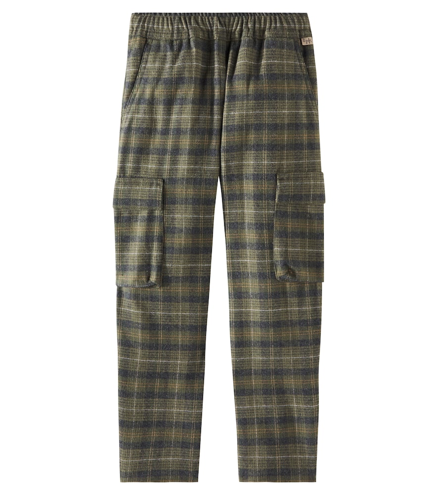 Il Gufo Checked cargo pants