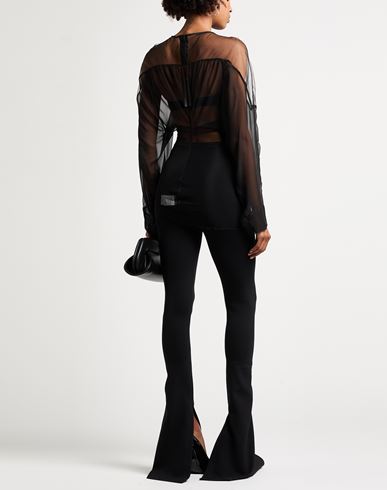 Woman Top Black Size 6 Polyamide, Elastane
