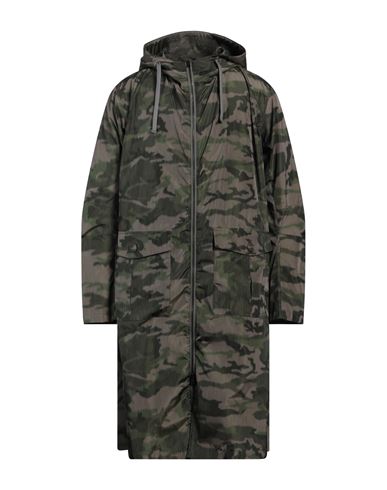 Man Overcoat & Trench Coat Military green