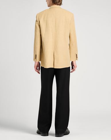 Man Blazer Sand Size S Viscose, Linen
