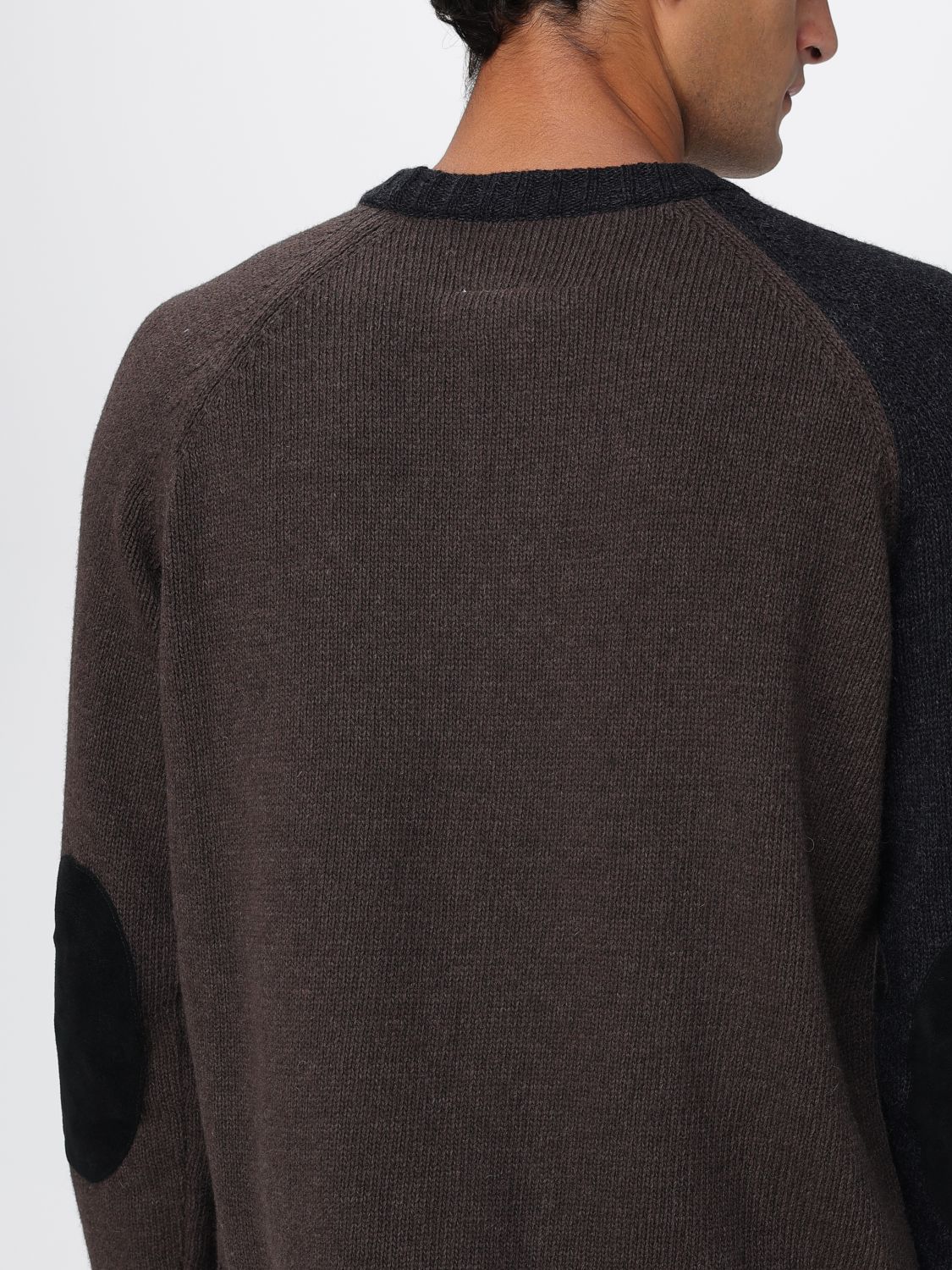 Distressed-hem jumper - Brown