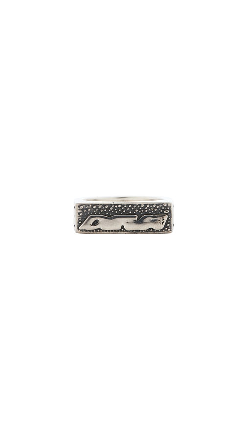 Deva States x MAPLE Ring in Metallic Silver. 10. Also