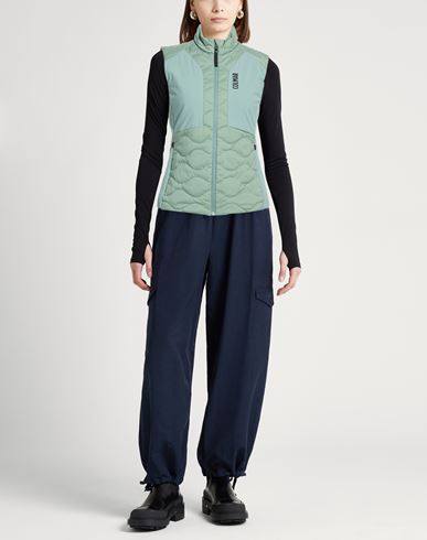 Attitude Woman Vest Sage green Size 6 Polyester, Elastane