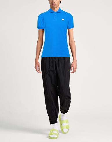Man Polo shirt Azure Size M Cotton, Elastane