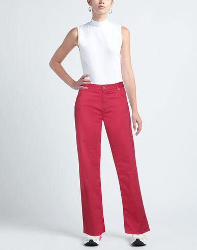 Actitude By Twinset Woman Pants Garnet Size 30 Cotton, Elastane