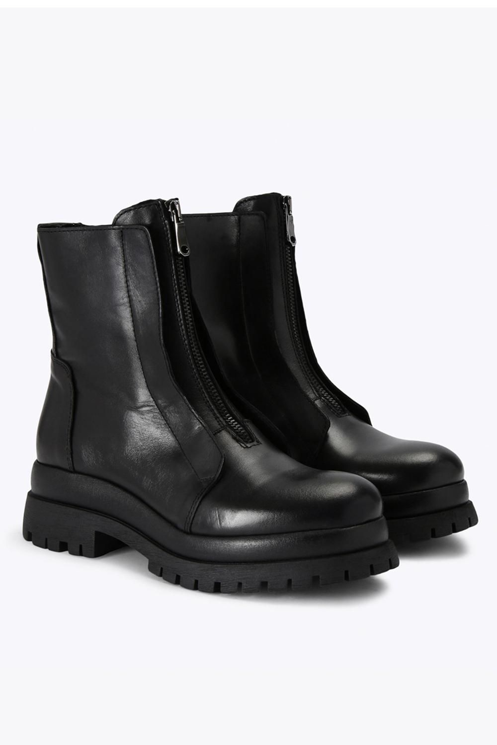 Steve Madden 'milton Black Leather' Leather Boot