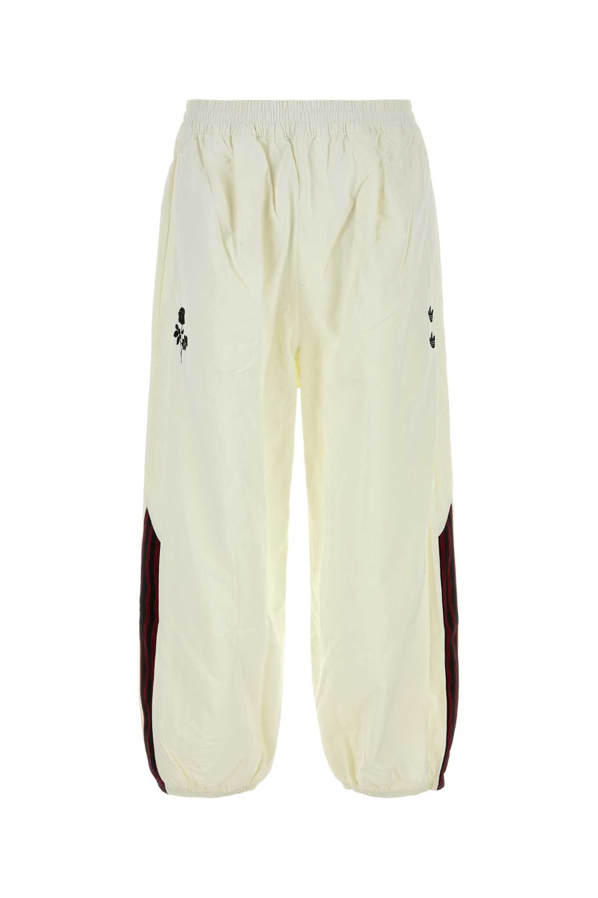 Woven Joggers — White