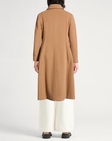 Icons Woman Coat Camel Size 14 Wool, Polyamide, Cashmere